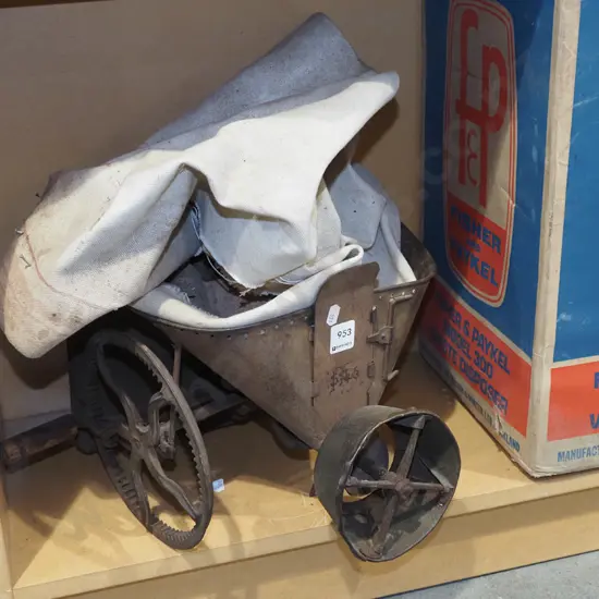 vintage seed spreader