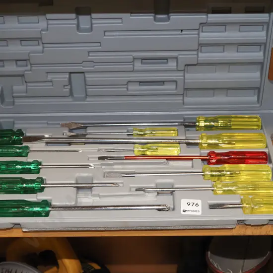 cased screwdriver set