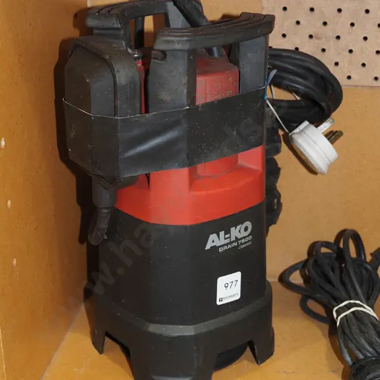 Al-ko drain 7500 submersible pump