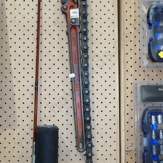 heavy duty drop forged chain pipe wrench