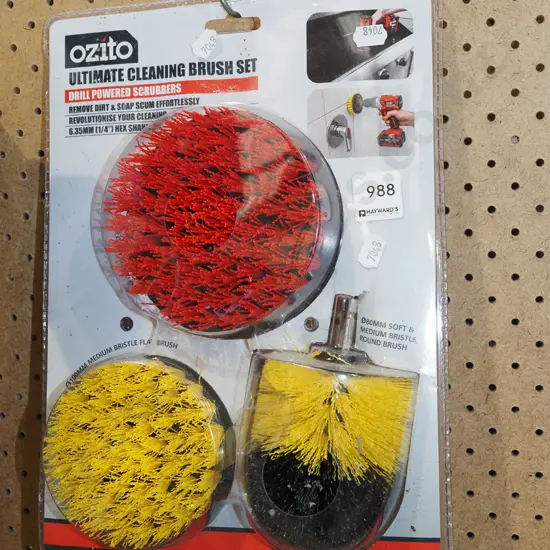 Ozito Ultimate cleaning brush set