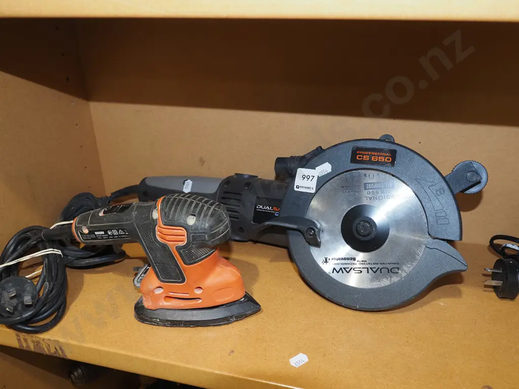 dual saw CS650, Black and Decker mouse sander Image 1++