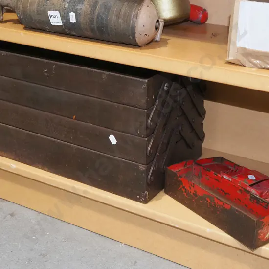 concertina tool box, small Sidchrome tin