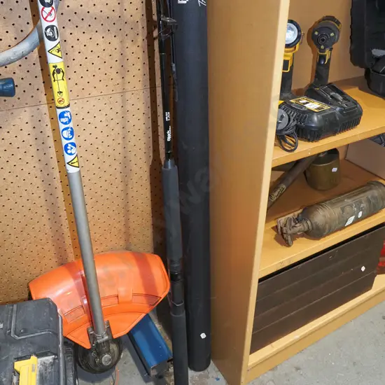 Black Magic fishing rod and hard carry case