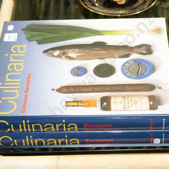 Culinaria 2 volume slip cased cookbooks