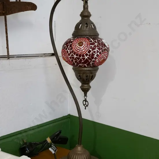 Turkish themed hanging table lamp H510