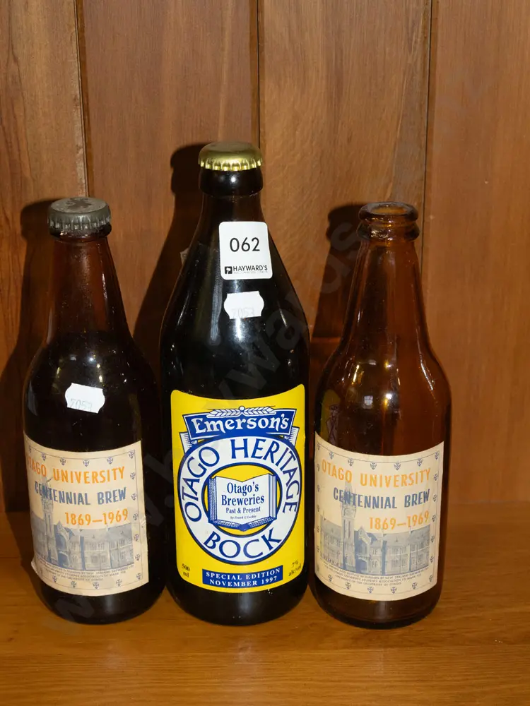 3x bottles of Special Edition beers - 2 full, 1 empty Image 1++