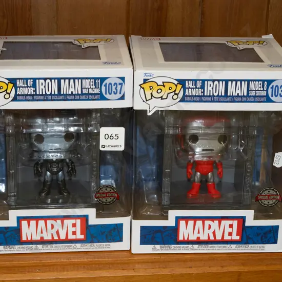 2x boxed Pop figures - Ironman model 11, Ironman model 8