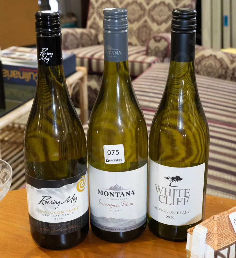 3x sauvignon blanc - Roaring Meg, Montana, White Cliff 2019 Image 1++
