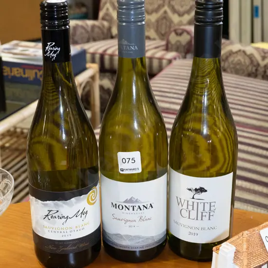 3x sauvignon blanc - Roaring Meg, Montana, White Cliff 2019