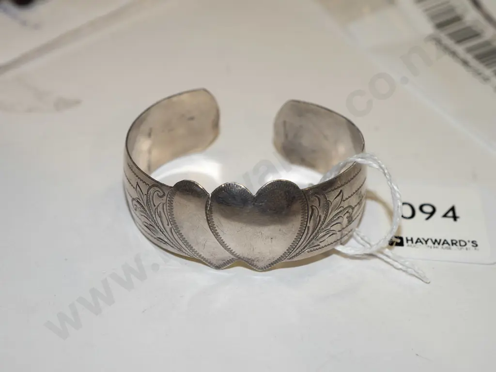 sterling silver braclet (has split) 13gm Image 1++