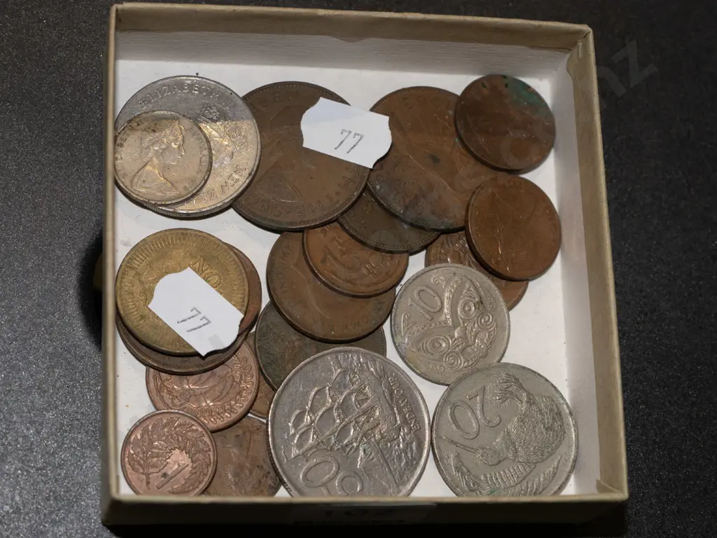 tray of coins Image 1++