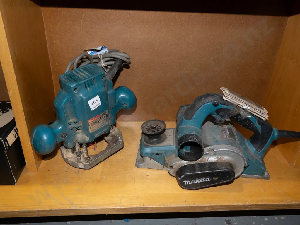 Makita electric planer & router Image 1++