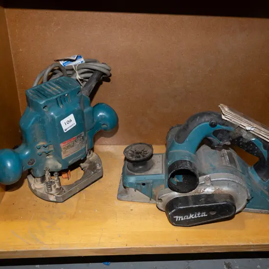 Makita electric planer & router