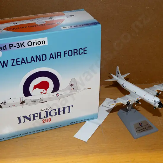 model of NZ Airforce Lockheed P-3K Orion