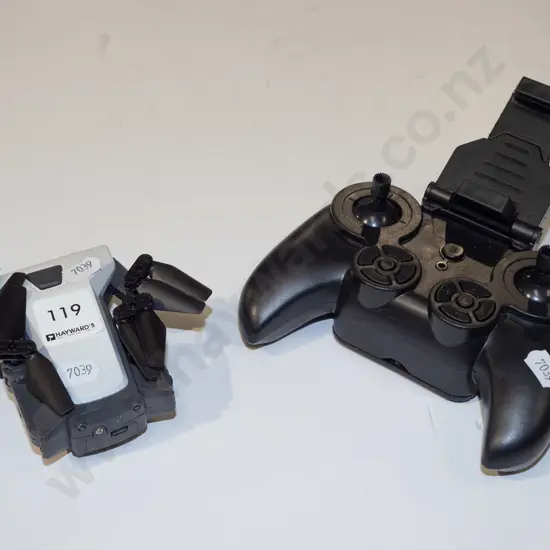 small drone and controller - as is no returns