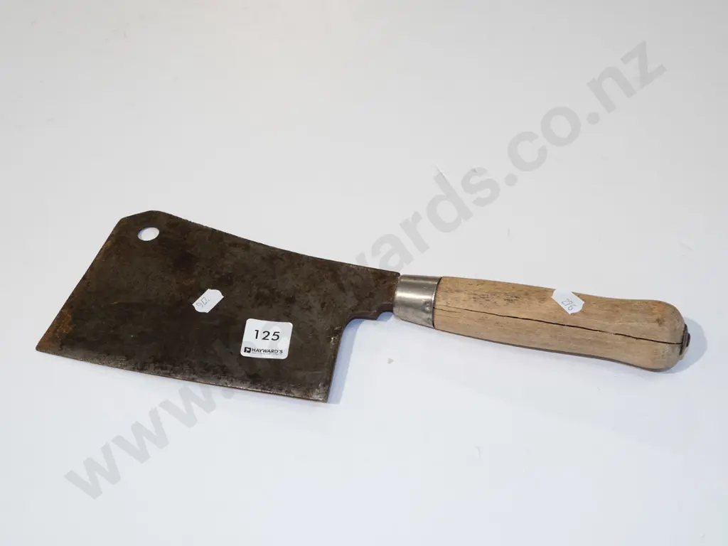 vintage butcher's cleaver Image 1++