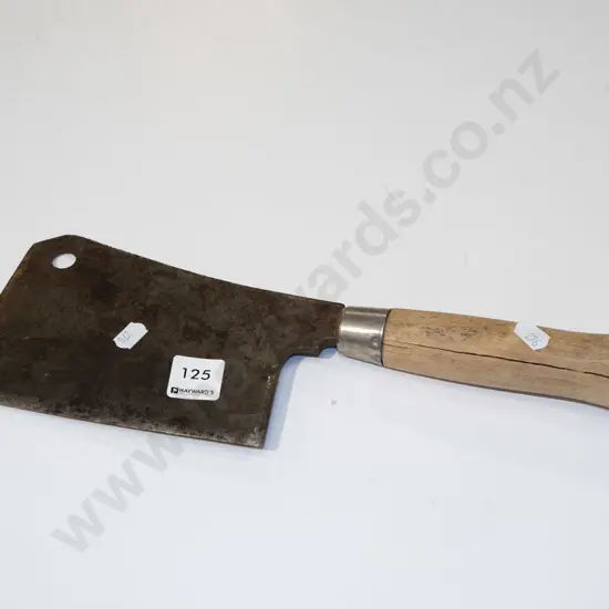vintage butcher's cleaver