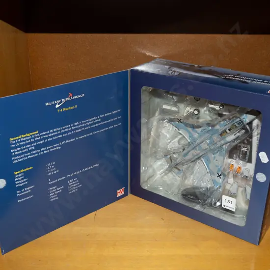 boxed model of a McDonnell Douglas F-4 Phantom 2