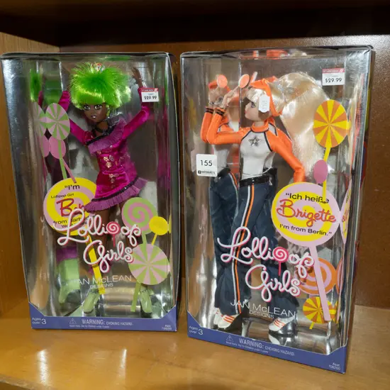 2x boxed Jan Mclean Lollipop dolls