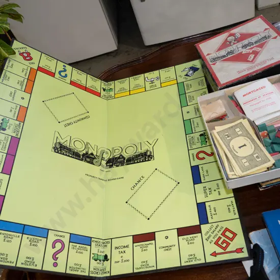 vintage Monopoly game