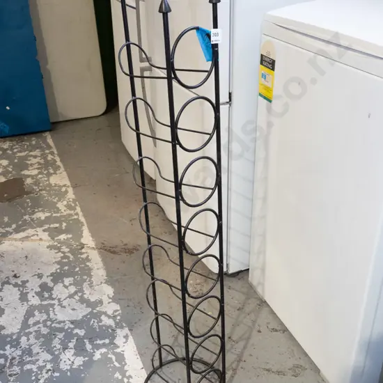 metal wine rack