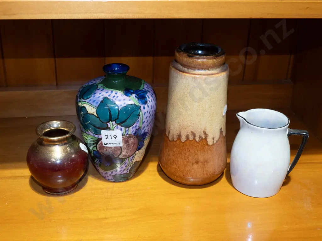 jug and 3 vases - Phoenix Florant has repair Tallest H200 Image 1++