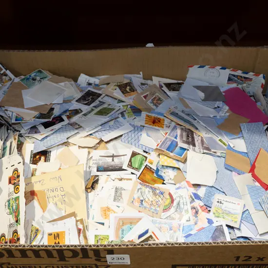 box of stamps
