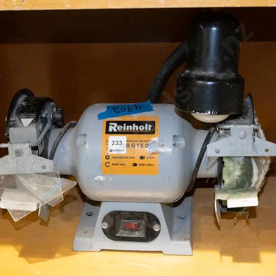Reinholt bench top grinder