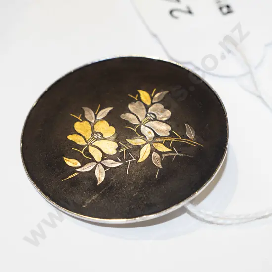 sterling silver plated amita brooch 15gm