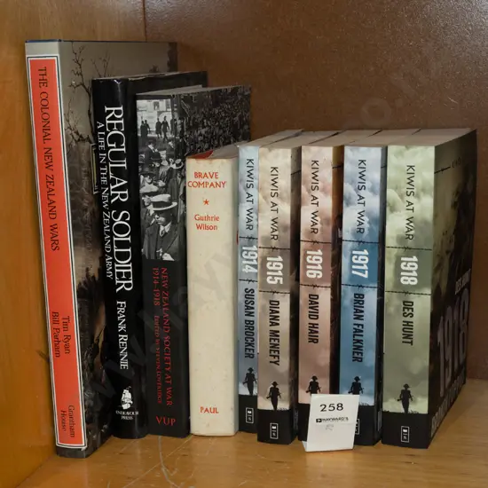 Kiwis At War and other war books