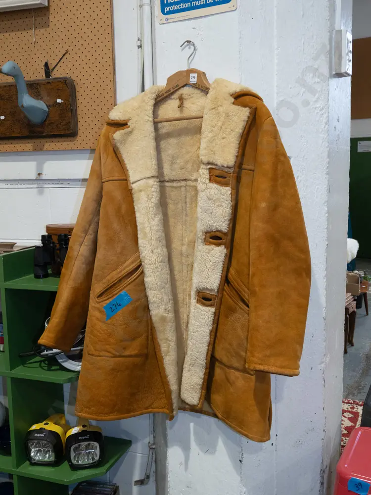 gents sheepskin suede jacket size OS Image 1++