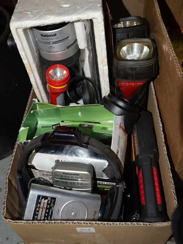 box; radios, torches etc Image 1++