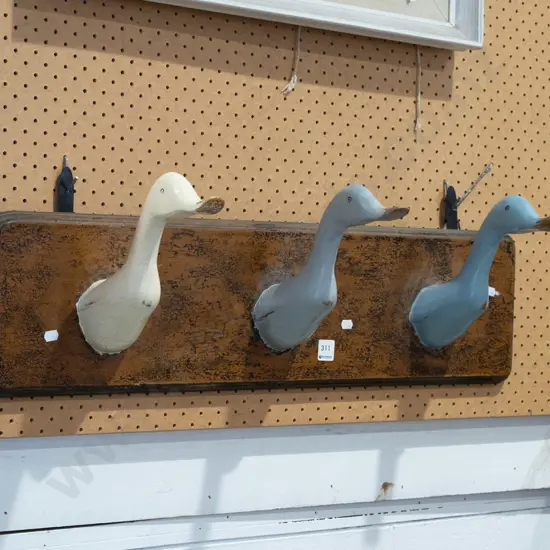 duck themed wall mounted coat hooks L800