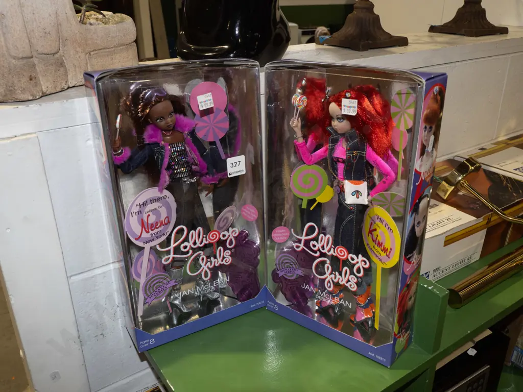 2x boxed Jan Mclean Lollipop dolls Image 1++
