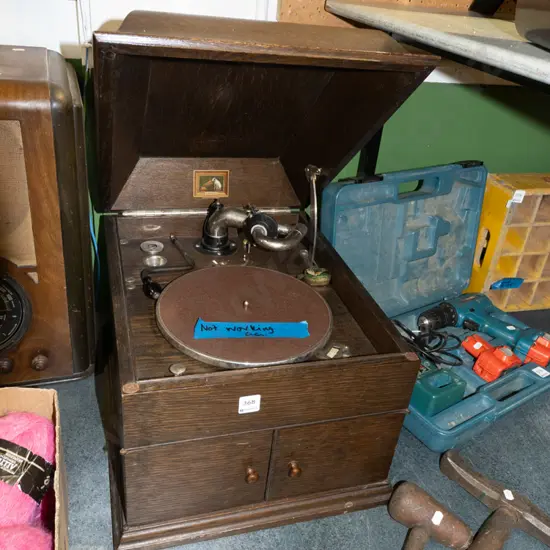 HMV table top gramophone - not working