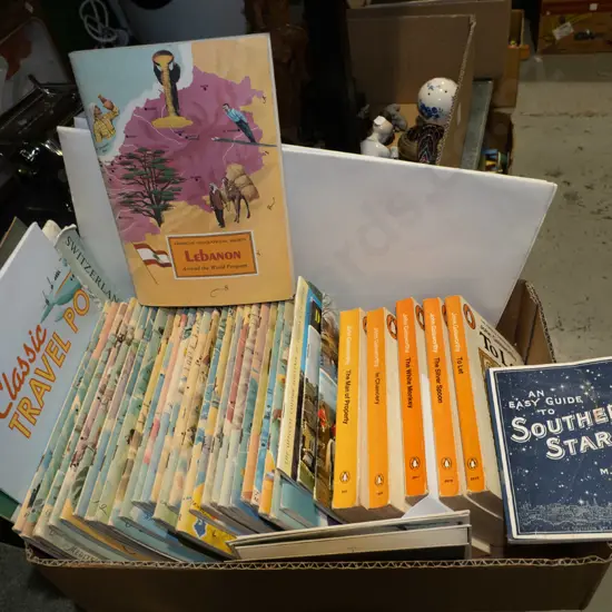 box; travel and other books
