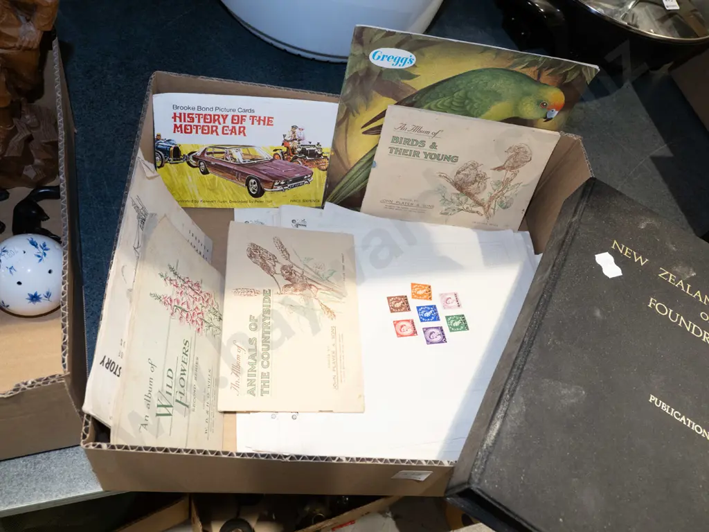 stamp album, various collector card albums Image 1++