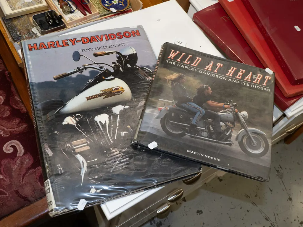2x Harley Davidson books Image 1++