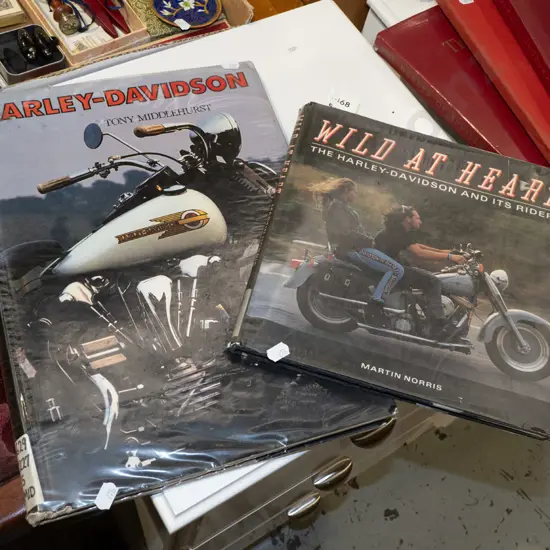 2x Harley Davidson books