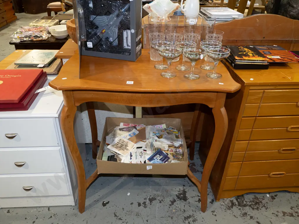kauri 2 tier hall table H750 W720 D480 Image 1++