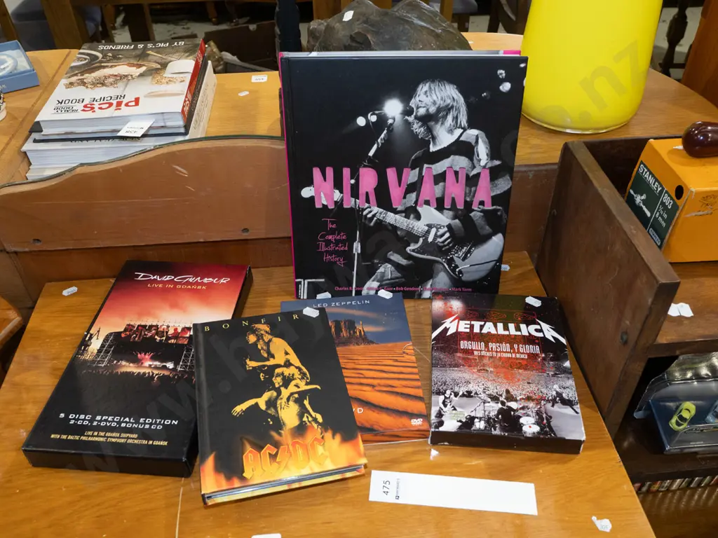 music DVDs and Nirvana book Image 1++