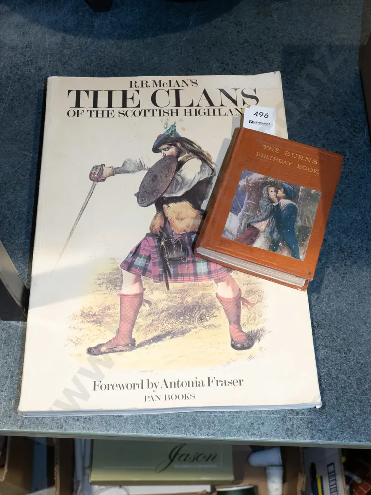 Burns birthday books, Scottish Highlands Clans book Image 1++