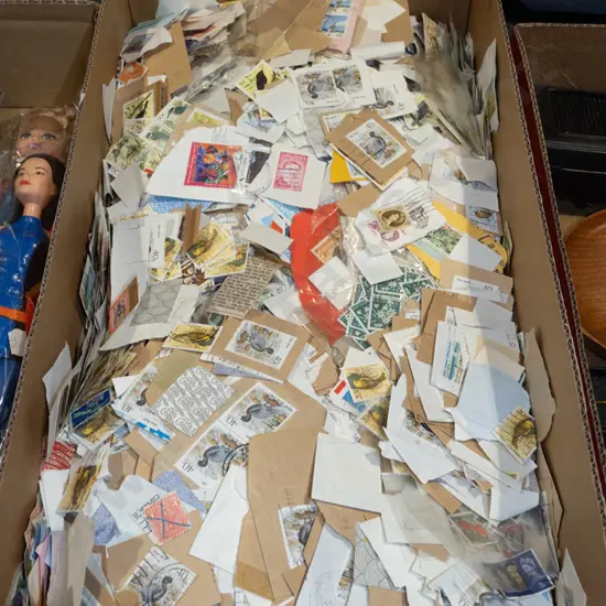 box of stamps