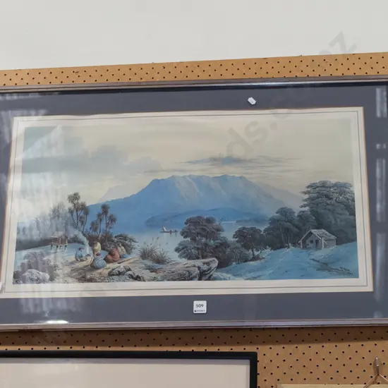 framed Hoyt print - landscape
