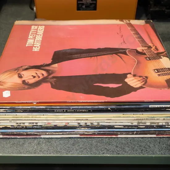 LPs; Tom Petty, The Police, Bowie etc