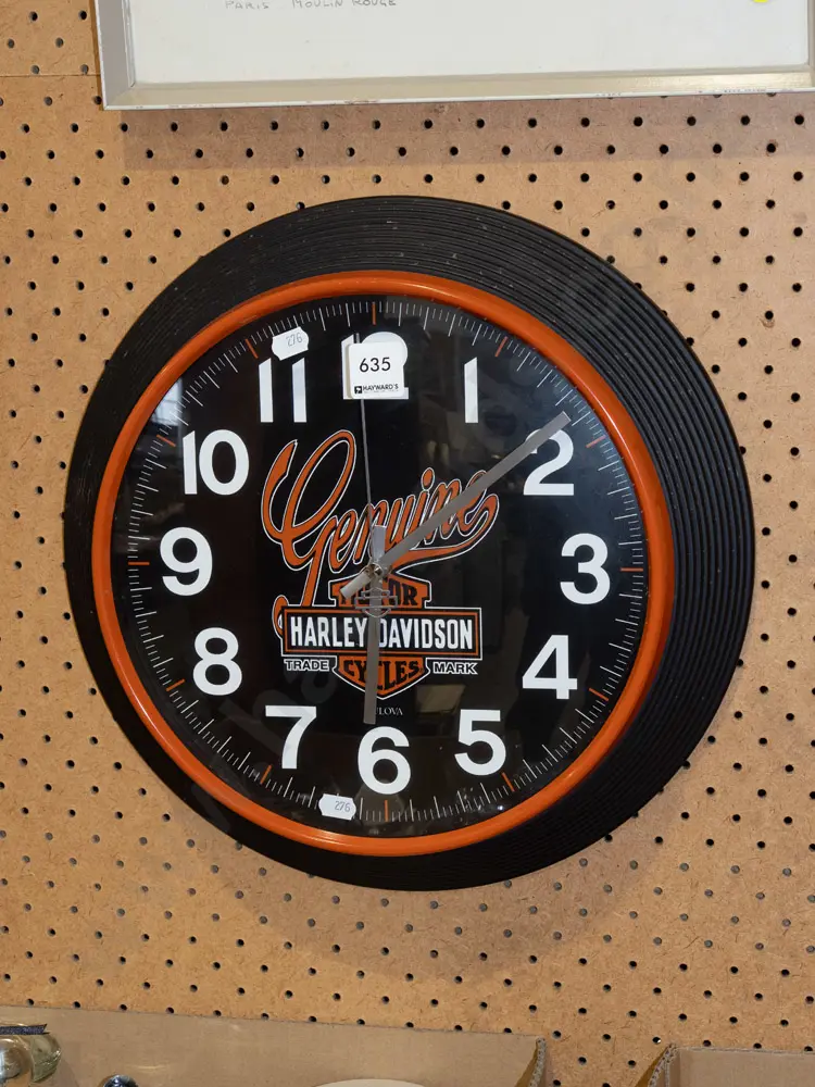 Harley Davidson wall clock Image 1++