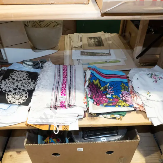 shelf of linen