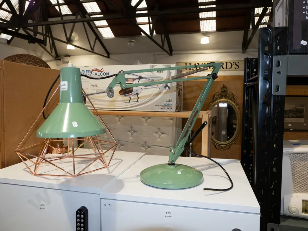 vintage anglepoise lamp - cord cut Image 1++