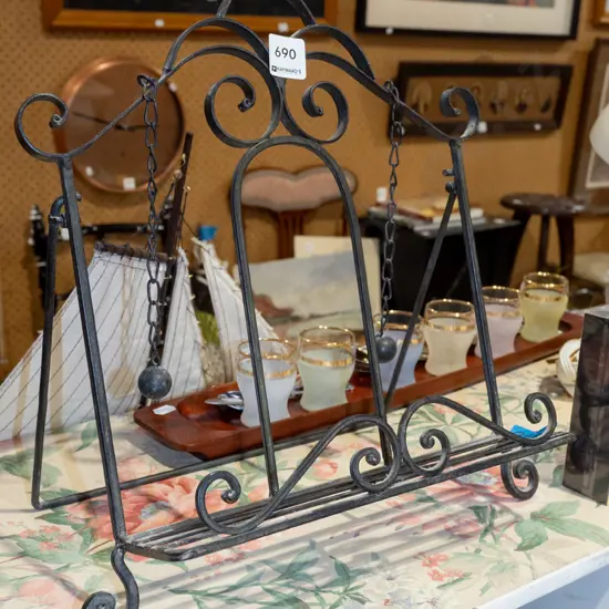 wrought metal cookbook stand